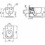 Унитаз подвесной Ideal Standard BLEND CURVE T374901 Унитаз подвесной Ideal Standard BLEND CURVE T374901